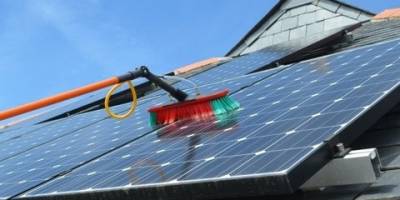 solar panel cleaning